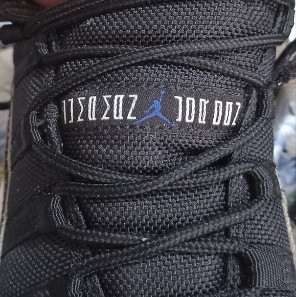 AIR JORDAN 11 XI GS BG Retro Jubilee Space Jam Sneakers EUC - Picture 6 of 16